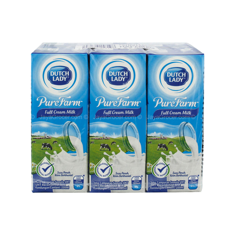 DUTCH LADY Full Cream Milk 6*200ML