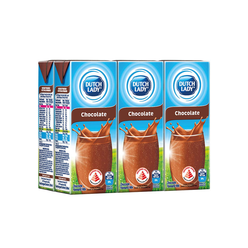 DUTCH LADY Chocolate Flavoured Milk 6*200ML