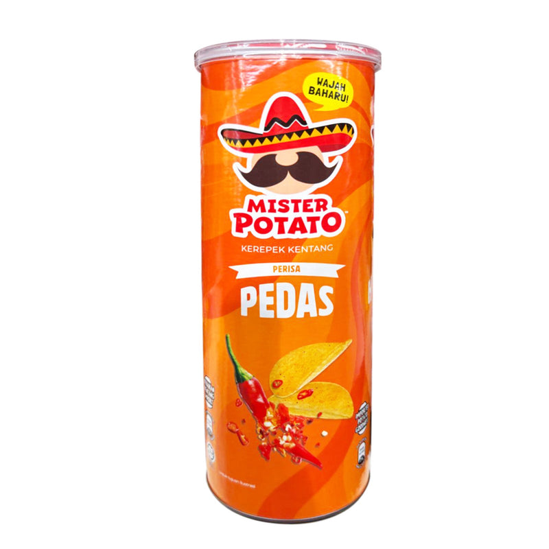 MIDTER POTATO Mister Potato Potato Crisps Spicy 125G
