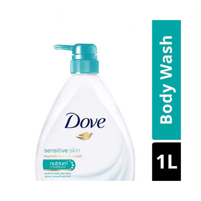 DOVE Sensitive Skin Nourishing Body Wash 1L
