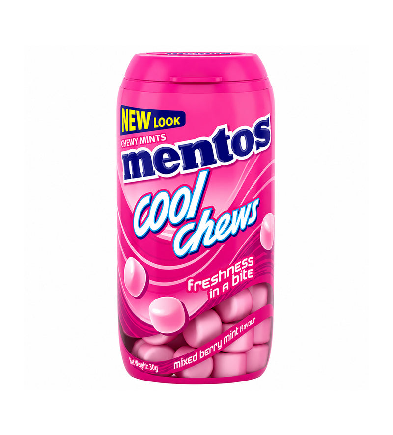 MENTOS Cool Chews Mixed Berry Mint Chewy Mints 30G