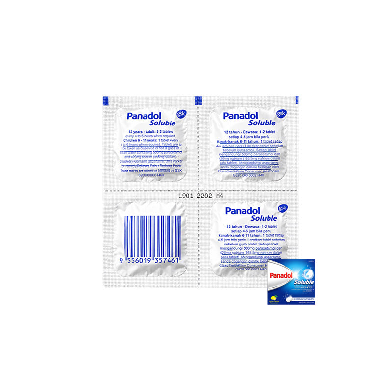 PANADOL SOLUBLE 4S