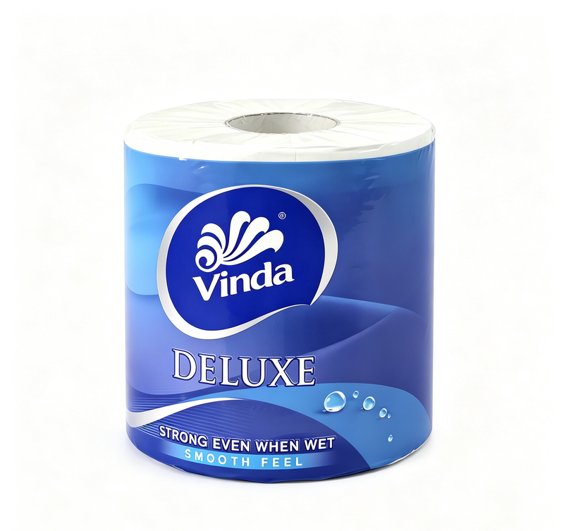 VINDA Deluxe Smooth Feel 3-Ply Toilet Roll 1S