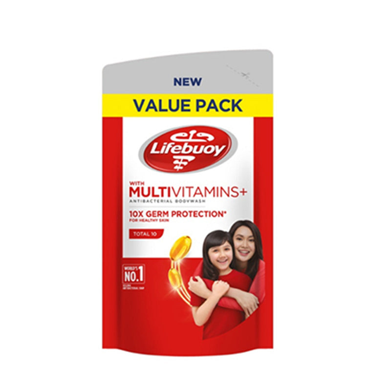 LIFEBOUY Lifebuoy Multivitamins+ Antibacterial Bodywash (Total 10) 800ML