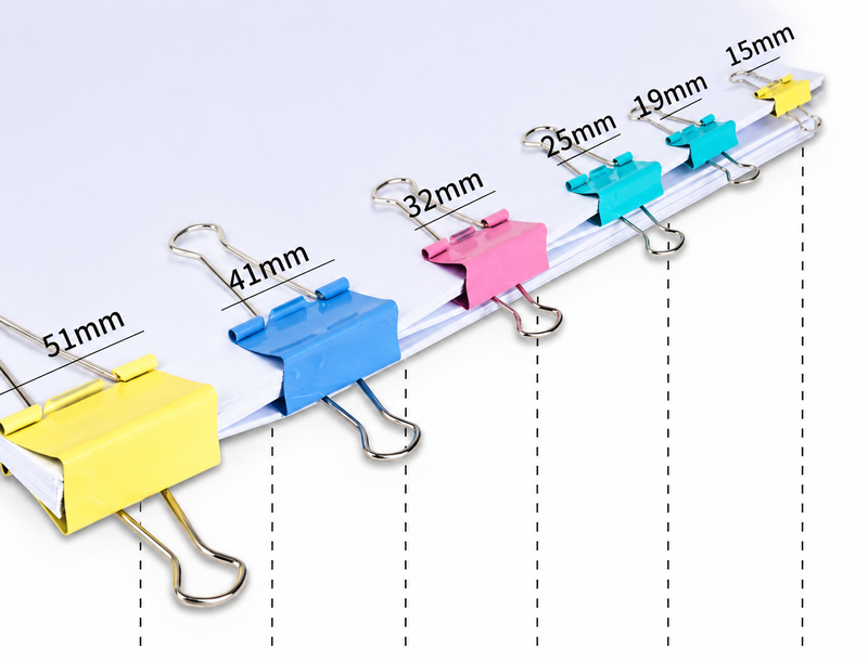 APLUS Colour Binder Clip (Model CBC-1908, 19mm)	8S-19mm