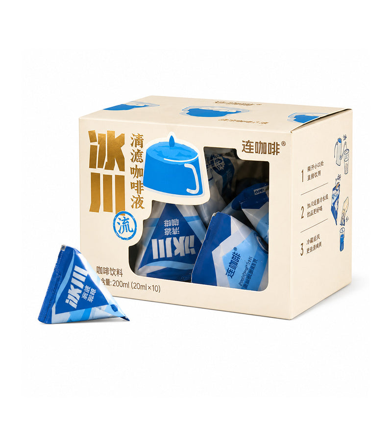 LIAN COFFEE Iced Drip Flavor Coffee Concentrate (10 Pack)  200ml (20ml × 10)