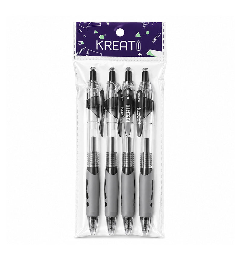 KREAT Retractable Gel Pen 0.5mm	0.5mm