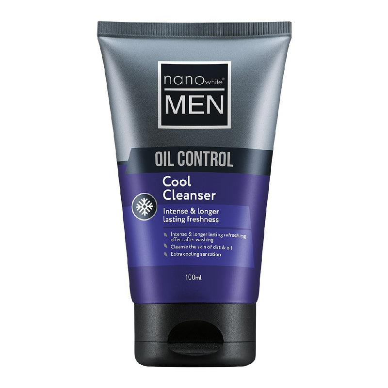 NANO WHITE MEN Oil Control Cool Cleanser for Men	100ml tube
