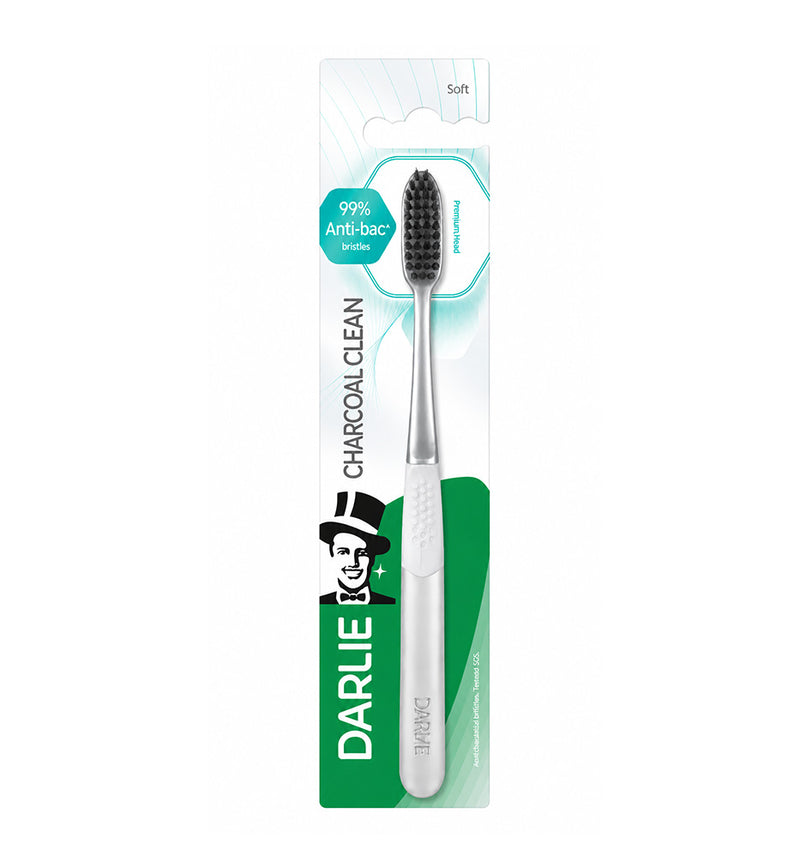 DARLIE TBRUSH CHARCOAL(S)1S Order note: Both colours of the Darlie Charcoal Clean toothbrushes are required.——白 1S