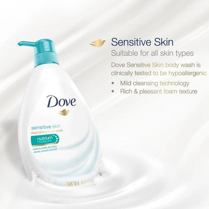 DOVE Sensitive Skin Nourishing Body Wash 1L