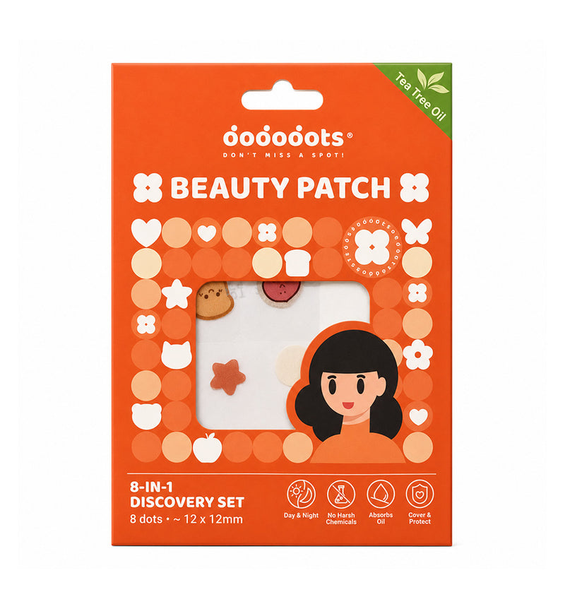 DODODOTS	Tea Tree Oil 8-in-1 Cartoon Pimple Patch Discovery Set	8S