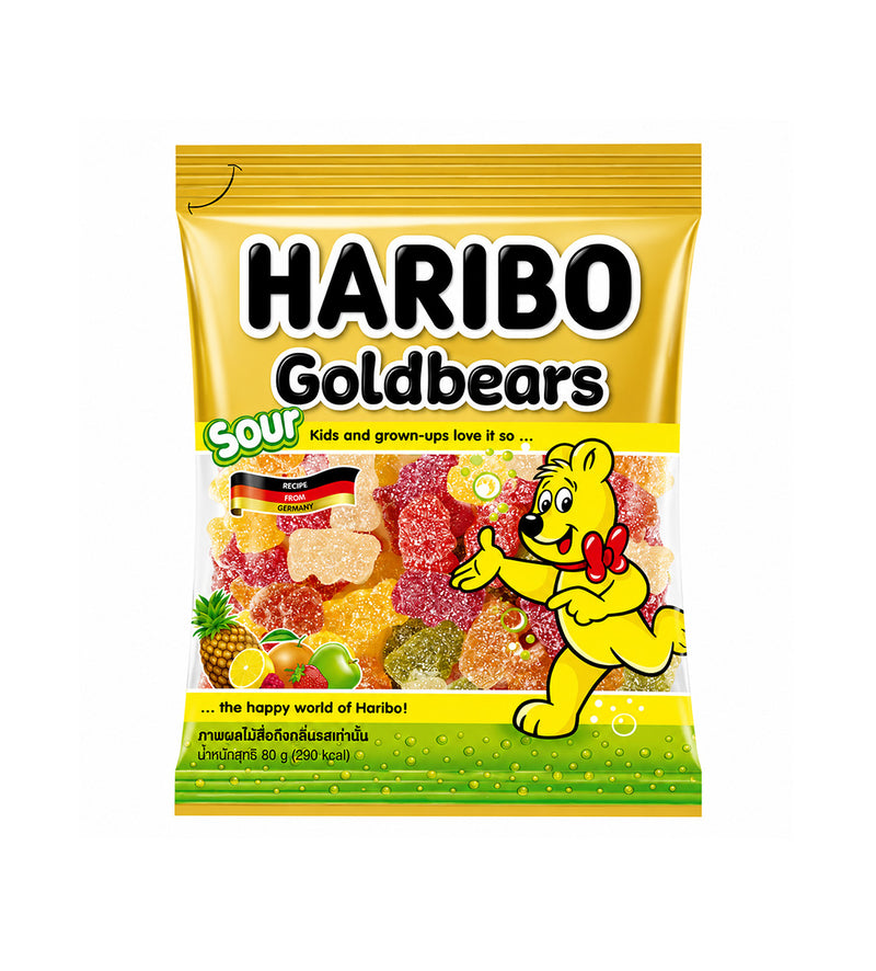 HARIBO SOUR GOLDBEARS 80G