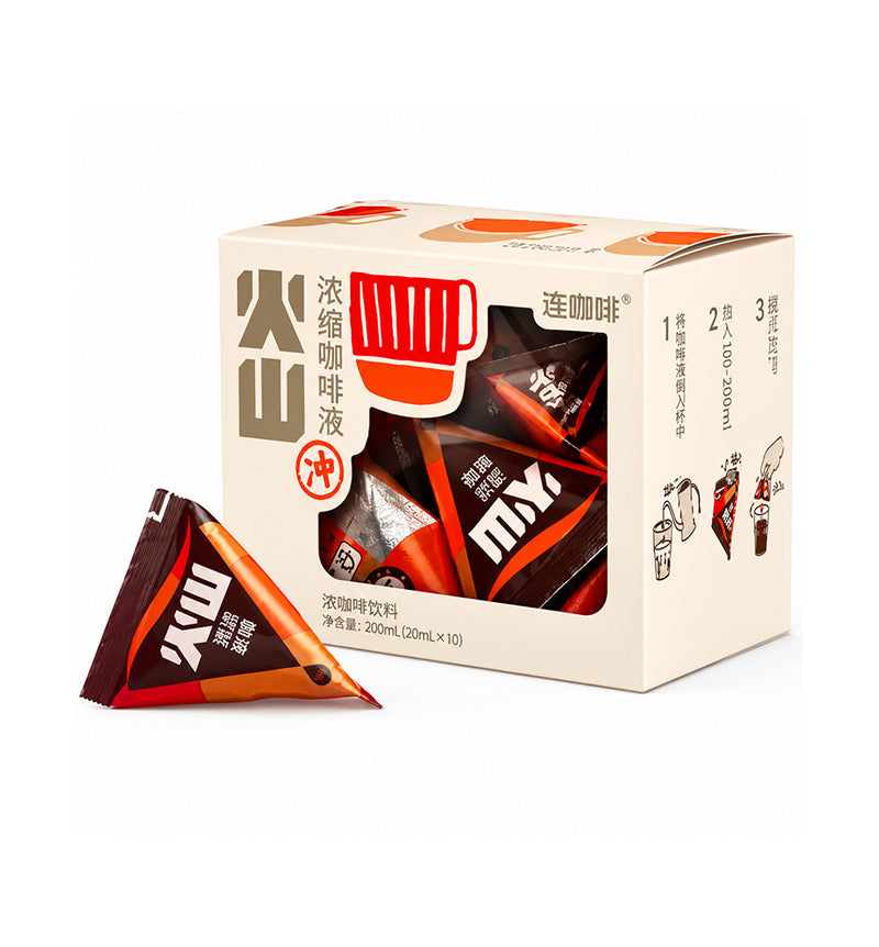 LIAN COFFEE Pour Over Flavor Coffee Concentrate (10 Pack) 200ml (20ml × 10)