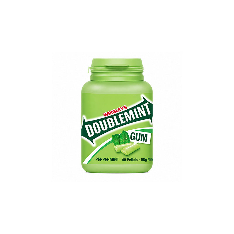 WRIGLEY'S Doublemint Chewing Gum (Bottle Pack) 58G