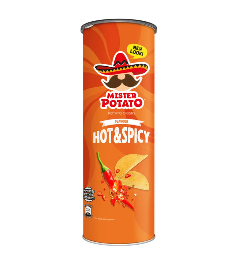 MISTER POTATO Potato Crisps Spicy 125G