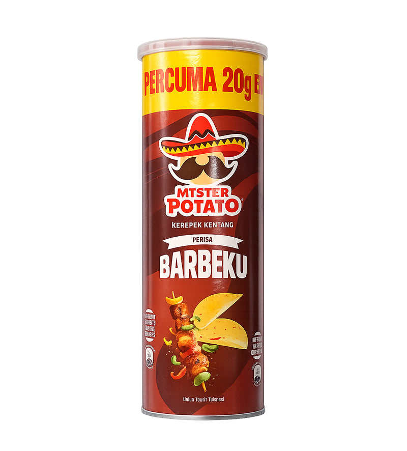MISTER POTATO Potato Crisps Barbecue（BBQ） 125G