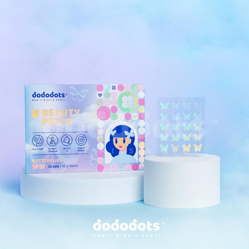 DODODOTS	Holographic Butterfly Hydrocolloid Beauty Pimple Patches	20S