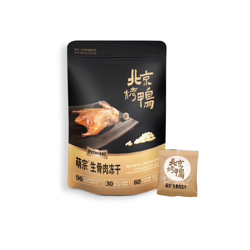 PETINSIGHT	Peking Duck Freeze-dried Food for Cats & Dogs	"1 Bag (12 individual packs)"