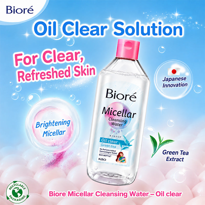 BIORE Micellar Cleansing Water Oil Clear 400ML