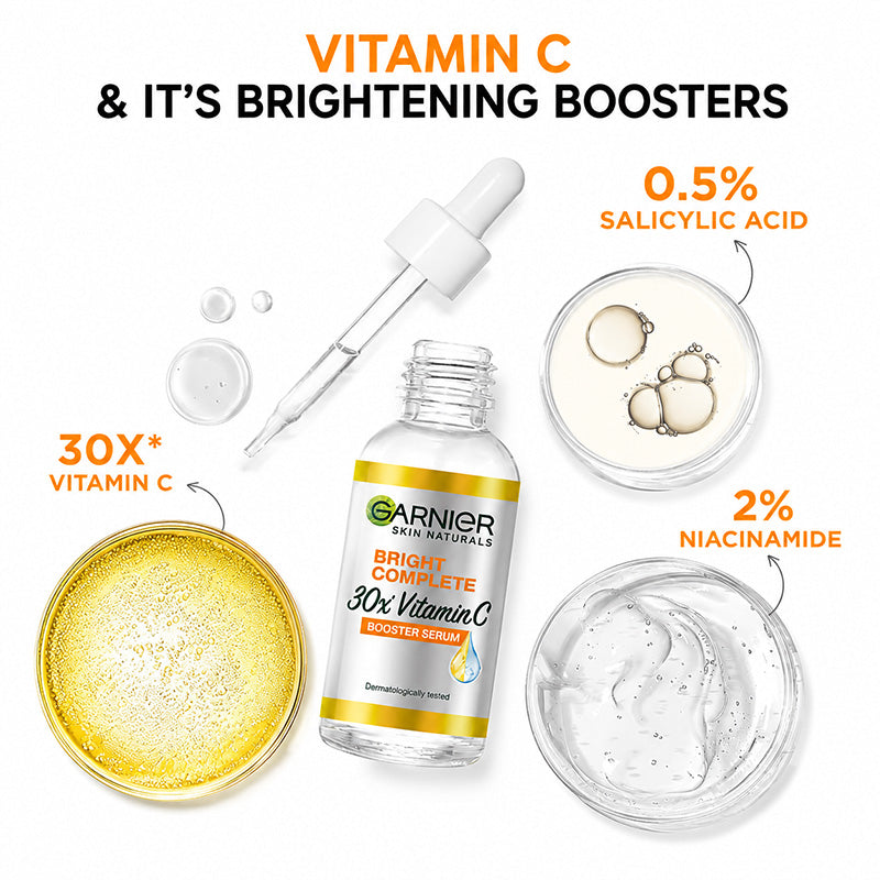 GARNIER Light Complete Speed Vitamin C 30X Booster Serum 30ML