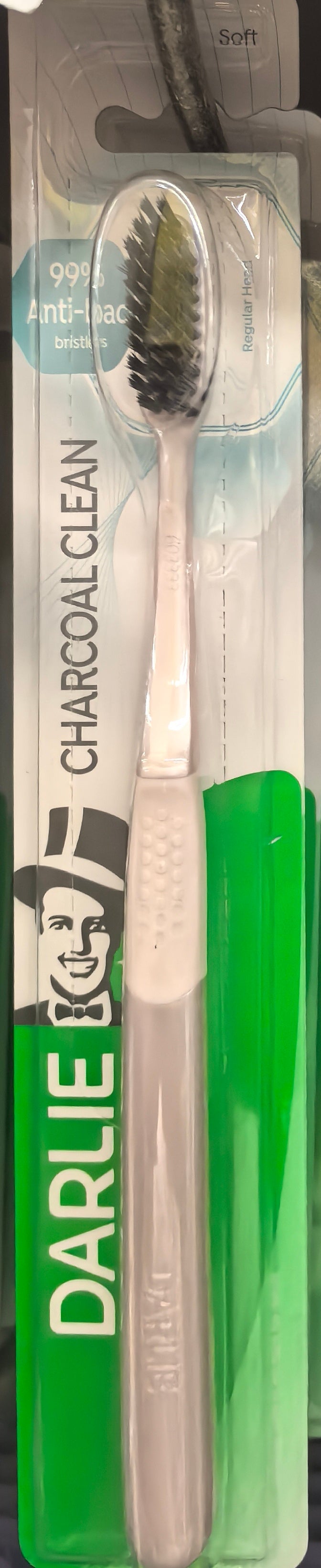 DARLIE TBRUSH CHARCOAL(S)1S Order note: Both colours of the Darlie Charcoal Clean toothbrushes are required.——白 1S