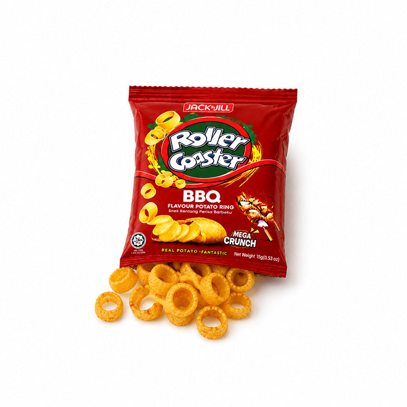 JACK`N JILL Roller Coaster BBQ Potato Ring 10-Pack Bag 15g×10 150g