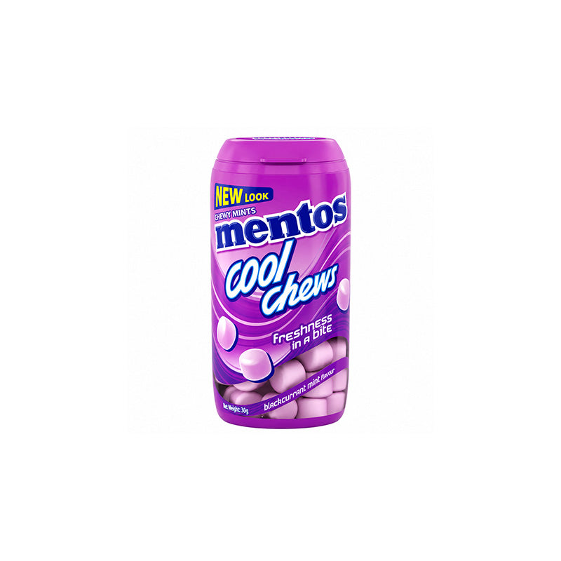 MENTOS Cool Chews Blackcurrant Mint Chewy Mints 30G