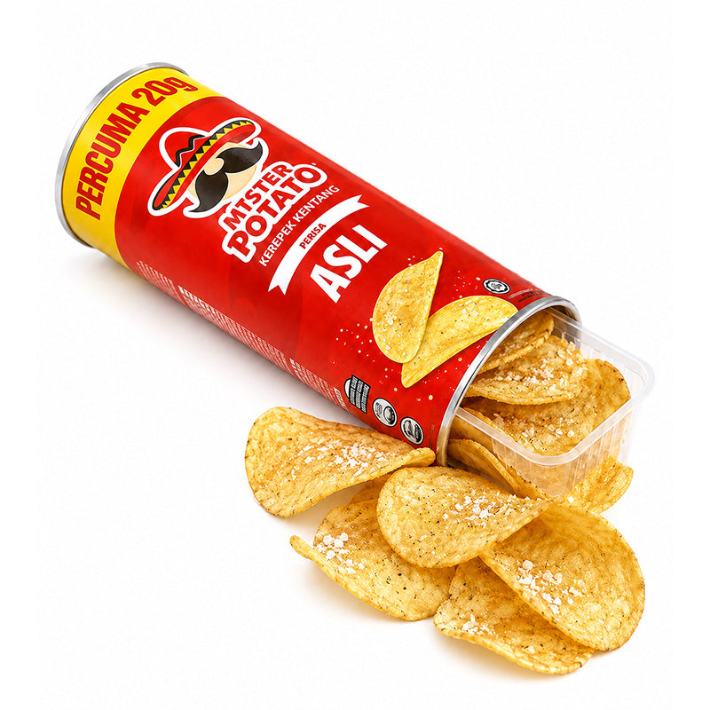 MISTER POTATO Potato Crisps PERISA ASLI 125G