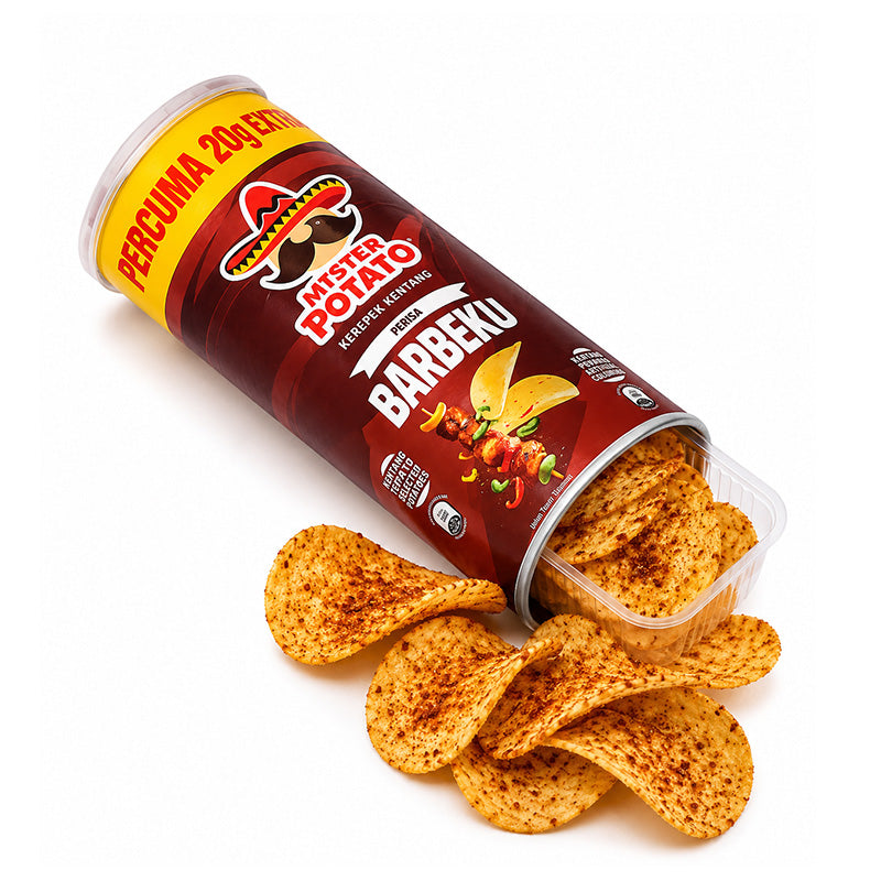MISTER POTATO Potato Crisps Barbecue（BBQ） 125G