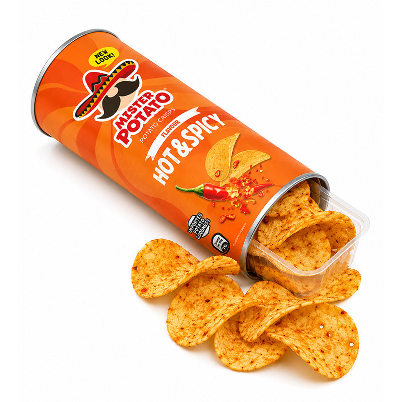 MISTER POTATO Potato Crisps Spicy 125G