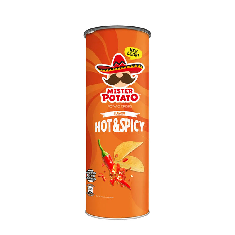 MISTER POTATO Potato Crisps Spicy 125G