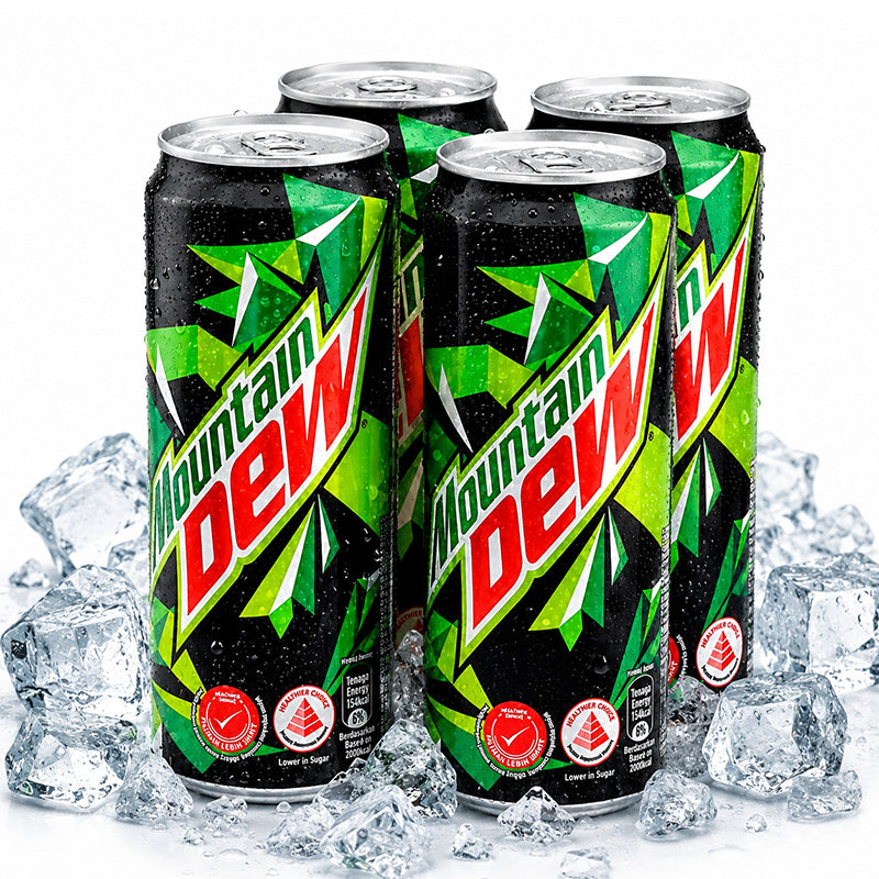 MOUNTAIN DEW Carbonated Energy Flavour Drink
