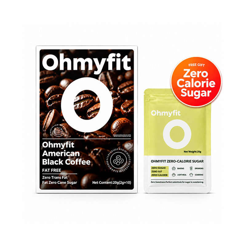 OHMYFIT American Black Coffee (Free Zero-Calorie Sugar)