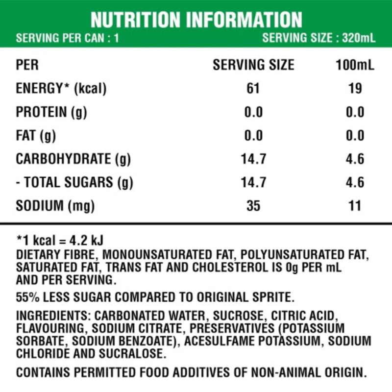 SPRITE Carbonated Drink 320ml