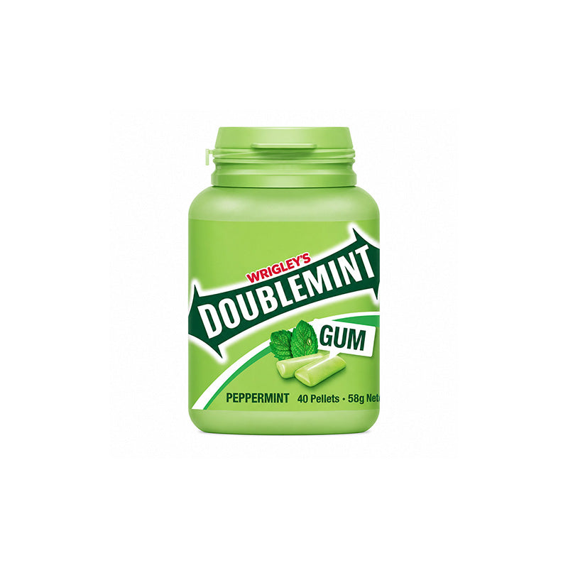 WRIGLEY'S Doublemint Chewing Gum (Bottle Pack) 58G