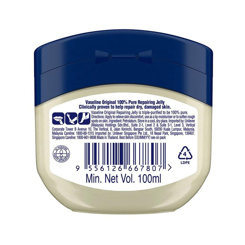 VASELINE	Original 100% Pure Repairing Jelly	100ml