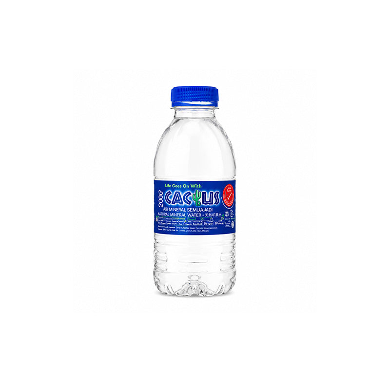 CACTUS Natural Mineral Water 250ml × 24 Bottles Tray Pack