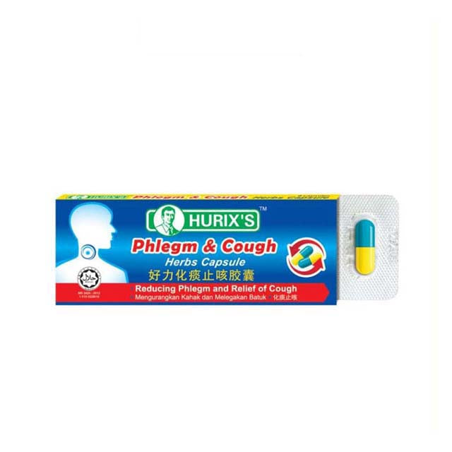 Hurix's Hurix's Phlegm & Cough Herbs Capsule 6S