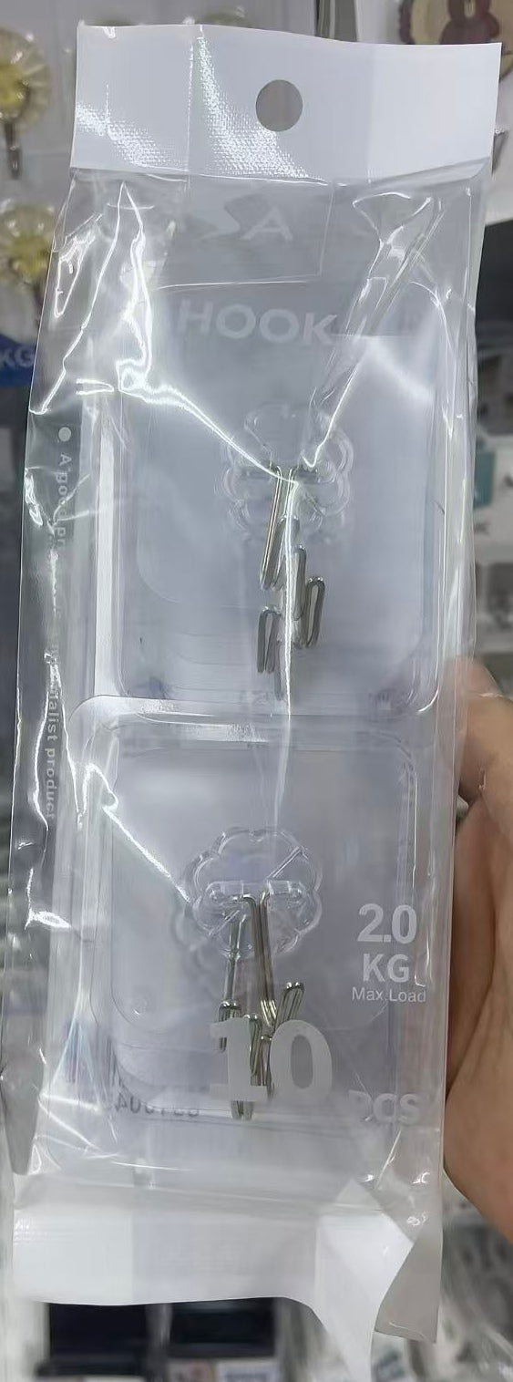 CASA No-drill Adhesive Hook 10PCS