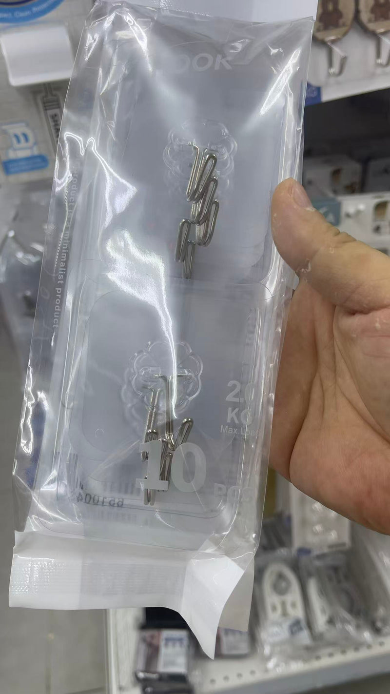 CASA No-drill Adhesive Hook 10PCS