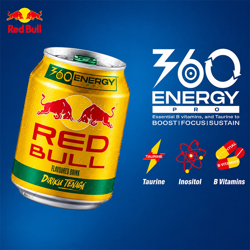 RED BULL Flavoured Energy Drink (360 Energy Pro) 250ml