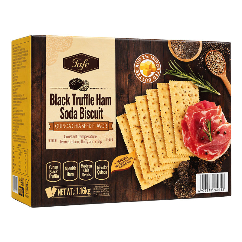 Tafe Truffle & Ham Soda Cracker, Quinoa & Chia Seed Flavour 1.16kg