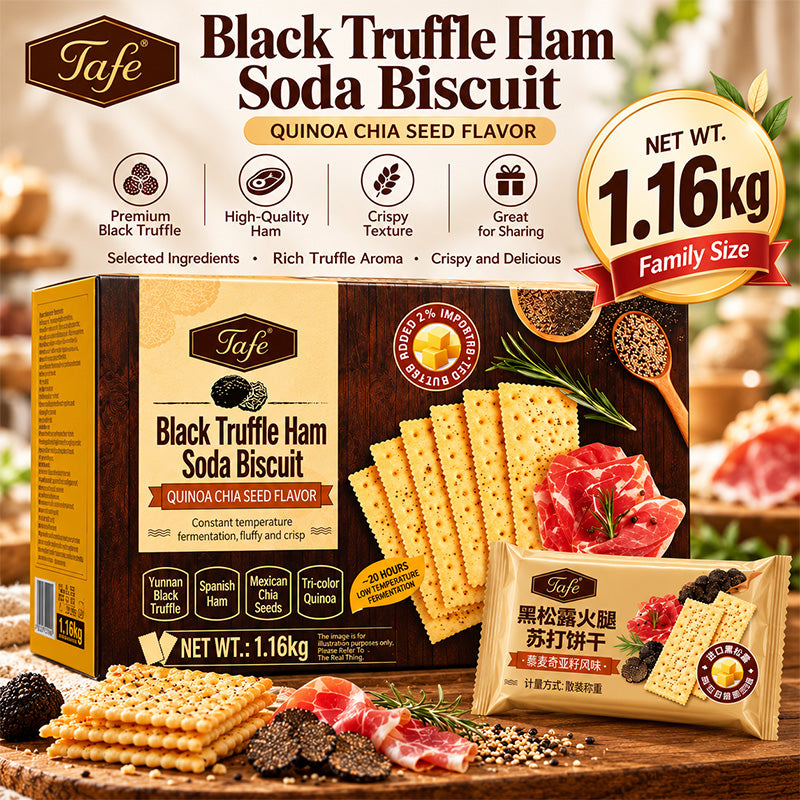Tafe Truffle & Ham Soda Cracker, Quinoa & Chia Seed Flavour 1.16kg